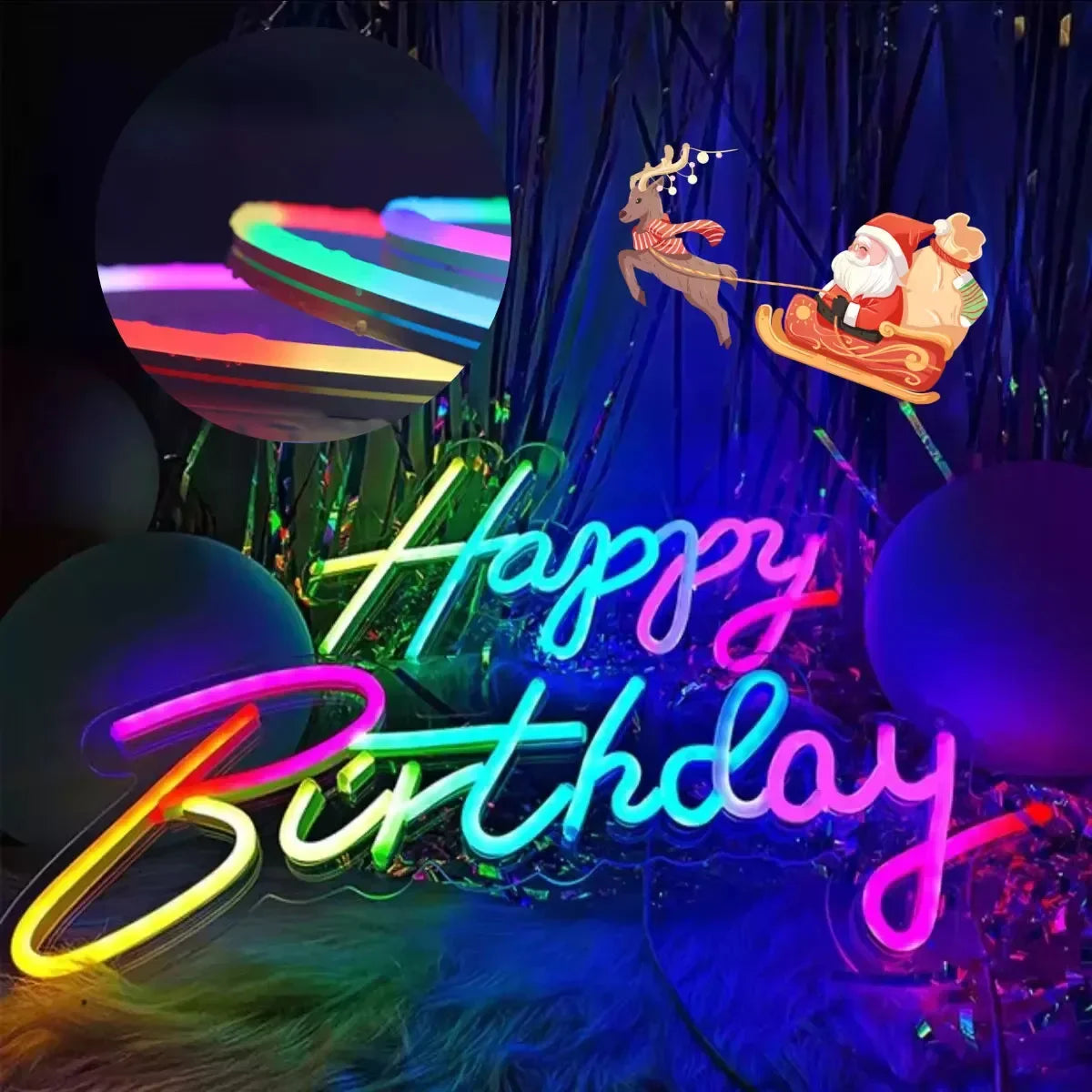 Hayati Neon LED Strip Lights with Bluetooth App Control